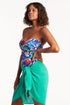 Sea Level Overswim Frayed Sarong